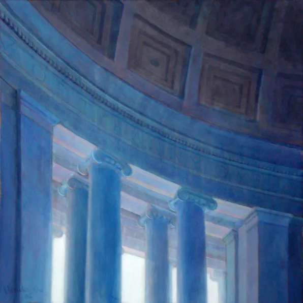 WASHINGTON DC JEFFERSON MEMORIAL 40x40 2006